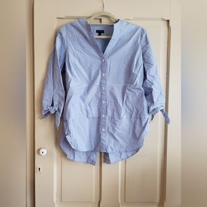 Talbots cotton button-front shirt, size Small